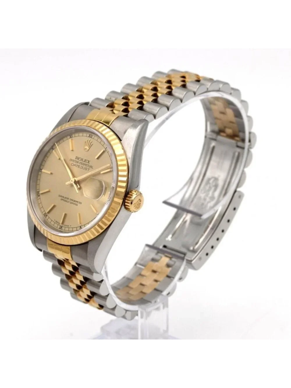 Rolex Datejust Stainless Steel Yellow Gold Automatic